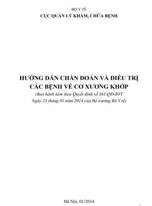 Hướng Dẫn Chẩn Đoán Và Điều Trị Các Bệnh Về Cơ Xương Khớp – Ebook Y Khoa Chuyên Sâu