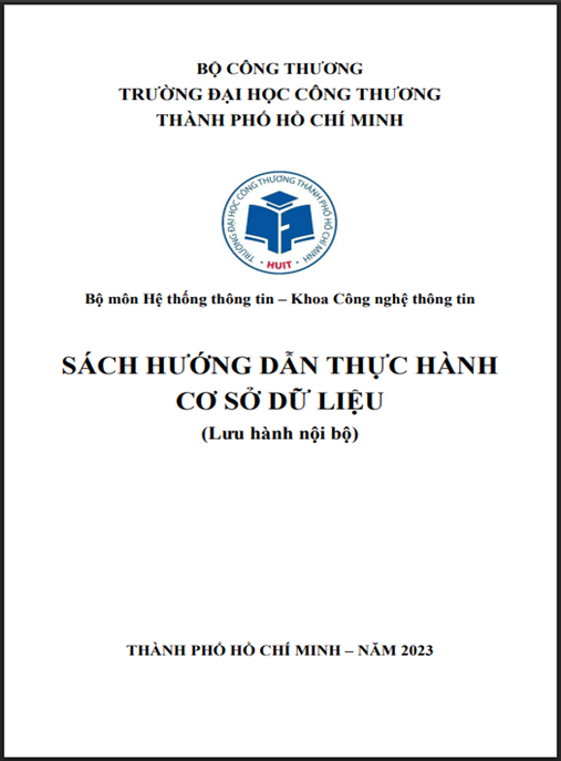Hướng dẫn thực hành Cơ sở dữ liệu – Tài liệu thực hành CSDL ĐH Công Thương TP.HCM