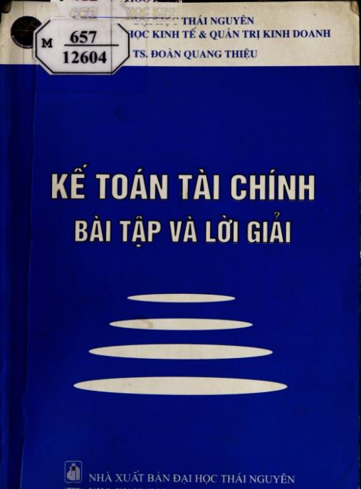 Kế toán tài chính, Bài tập và lời giải – Phần 1 | Ebook thực hành chuyên sâu