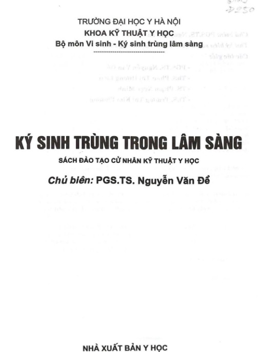 Ký Sinh Trùng Trong Lâm Sàng – Cẩm Nang Chẩn Đoán Điều Trị Toàn Diện
