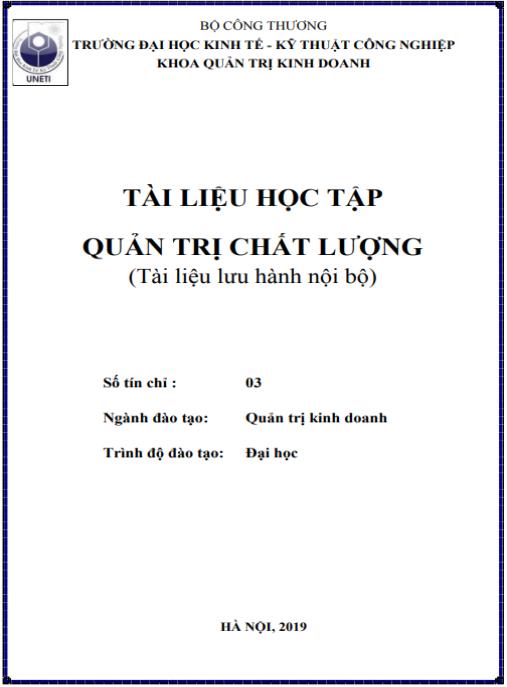 Quản Trị Chất Lượng – Bí Quyết Nâng Cao Hiệu Suất Doanh Nghiệp