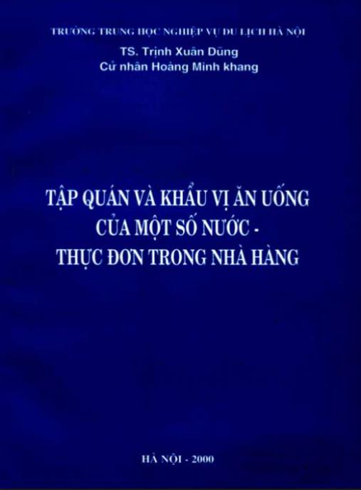 Tập quán và khẩu vị ăn uống của một số nước, Thực đơn trong nhà hàng – Bí quyết chinh phục du khách