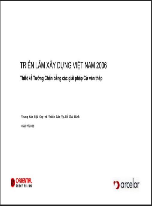 Thiết Kế Tường Chắn Bằng Các Giải Pháp Cừ Ván Thép – Hướng Dẫn Chuyên Sâu