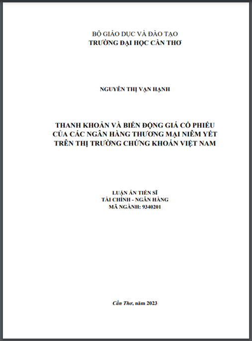 Thanh khoản và biến động giá cổ phiếu của các ngân hàng thương mại niêm yết trên thị trường chứng khoán Việt Nam – Phân tích chuyên sâu
