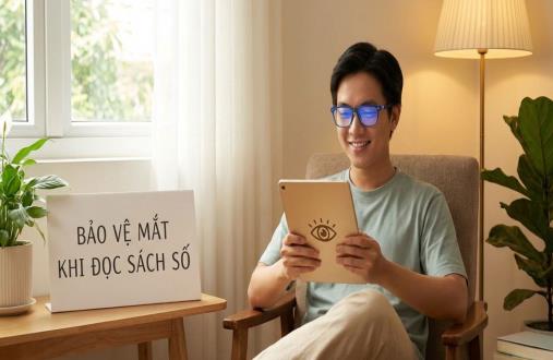 Bảo Vệ Mắt Khi Đọc Sách Số – Quy Tắc 20-20-20 Và Các Giải Pháp