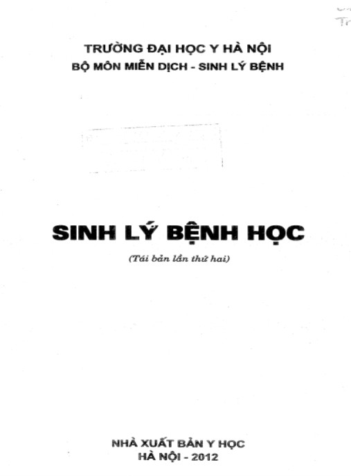 Sinh Lý Bệnh Học – Tài Liệu Chuẩn Y Khoa Thiết Yếu
