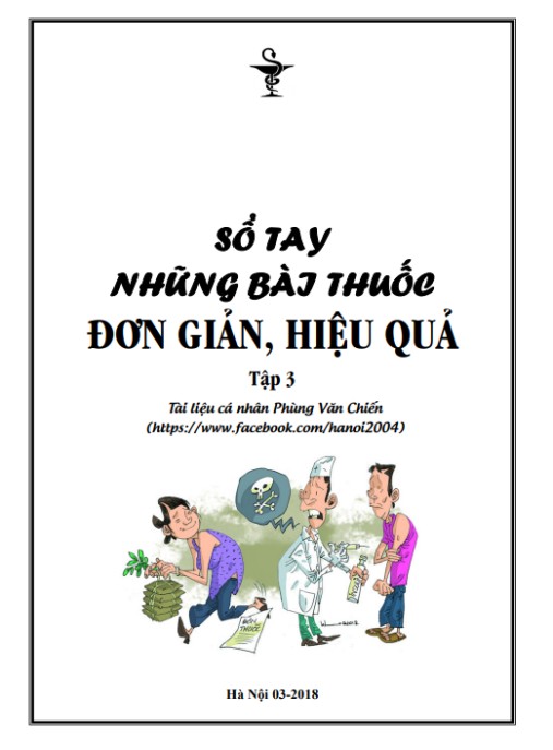 Sổ Tay Những Bài Thuốc Đơn Giản Hiệu Quả Tập 3 – Bí Quyết Chữa Bệnh Tại Nhà