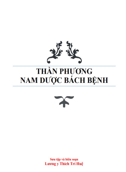 Thần Phương Nam Dược Bách Bệnh – Bí Quyết Chữa Lành Trăm Bệnh Từ Thiên Nhiên